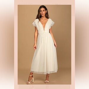 Lulus White Maxi Dress